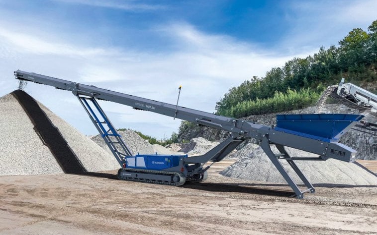 Wirtgen: Neue mobile Haldenbänder MOBIBELT für optimierte Logistik